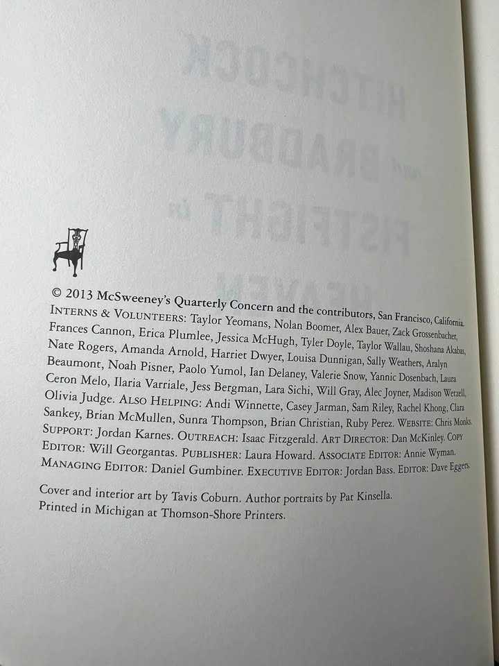 McSweeney’s Quarterly Concern Issue 45 - photo 3