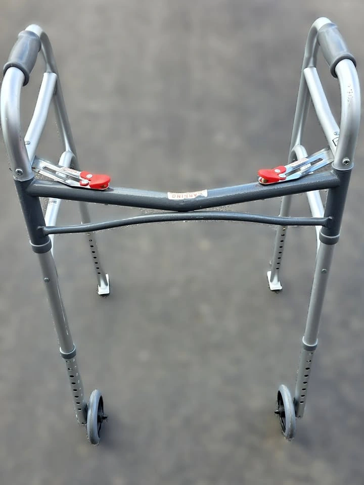 DRIVE MEDICAL Deluxe Two-Button Folding Walker $35 OBO