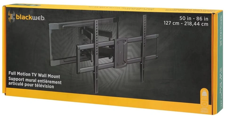 BLACKWEB Full Motion TV Wall Mount (50" to 86" TVs) - $45 OBO - photo 2