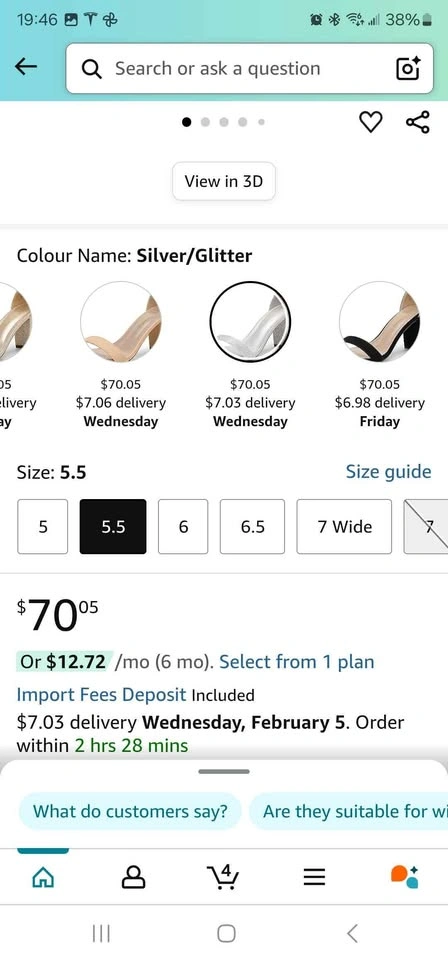 DREAM PAIRS Women's Chunk Low Heel Pump Sandals Size 5.5 - photo 2