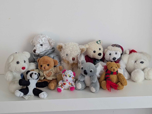 Assorted Plush Toy Bear Collection