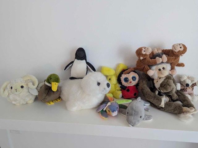 Gund and Ty Plush Toys Assortment