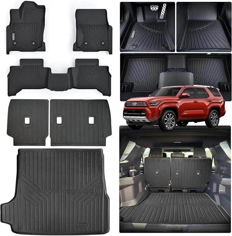 6 piece Floor Mats for Toyota 4Runner 2025-26