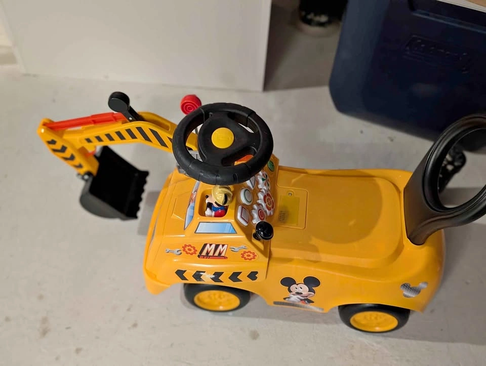 Disney Mickey Activity Crane Ride-On, Toddler Toy with Music