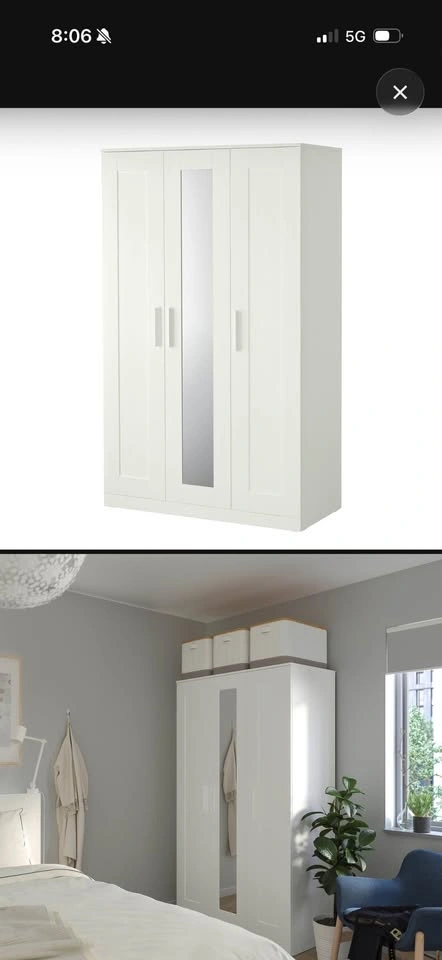 IKEA BRIMNES Wardrobe with 3 doors - photo 2