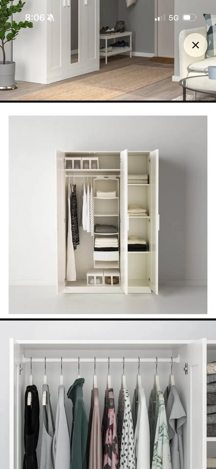 IKEA BRIMNES Wardrobe with 3 doors - photo 5