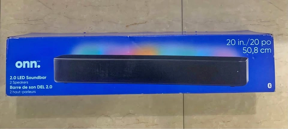 onn. 20" 2.0 LED Soundbar