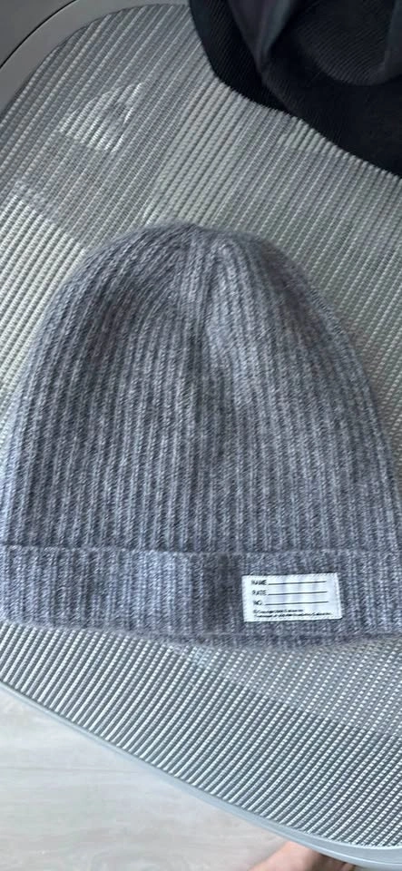 VISVIM F.I.L. / CUBISM Heavy Knit Beanie - Charcoal Grey