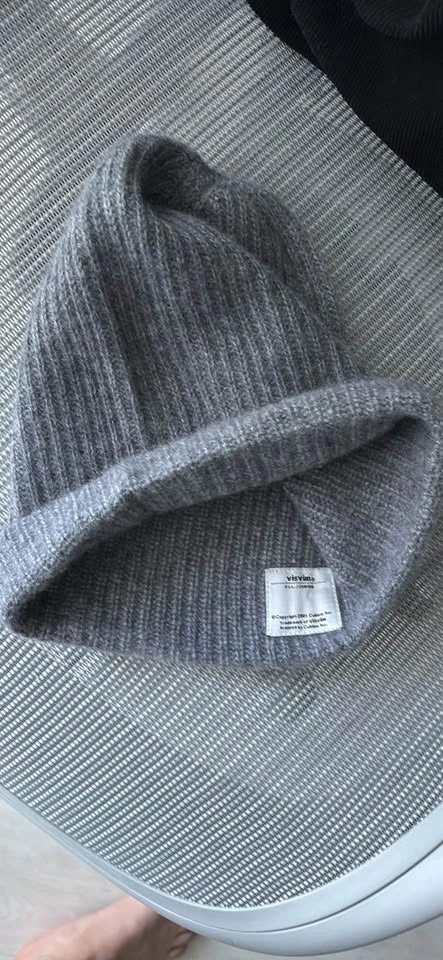 VISVIM F.I.L. / CUBISM Heavy Knit Beanie - Charcoal Grey - photo 2