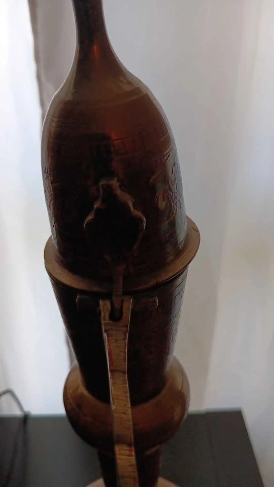 Vintage Solid Brass Hand Engraved Dallah - photo 3
