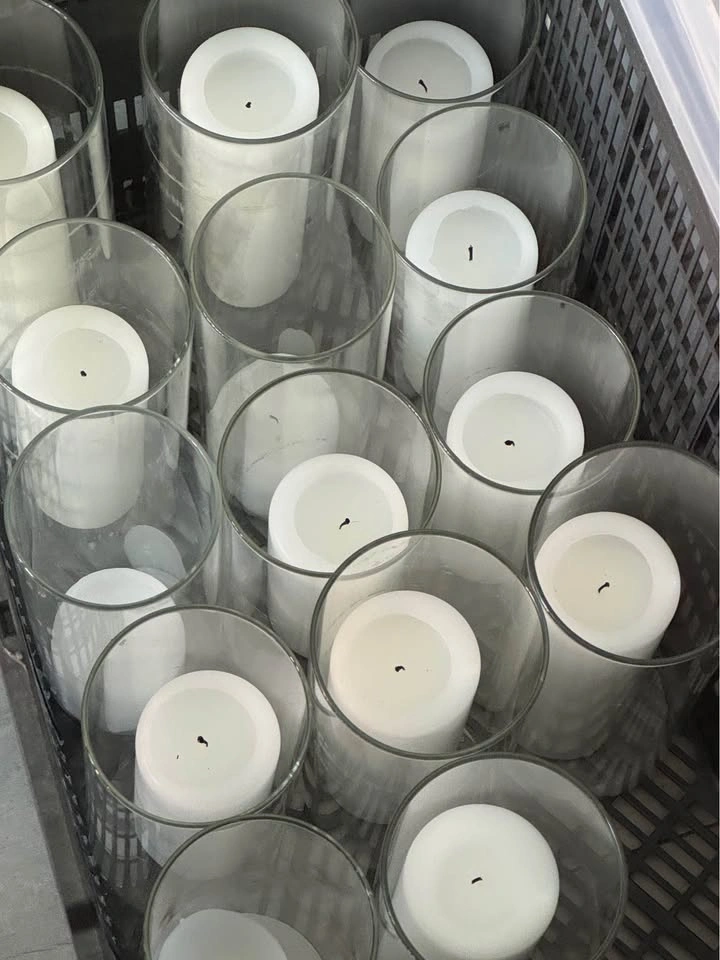 98 Votives, Candle Vases with used Candles - photo 4