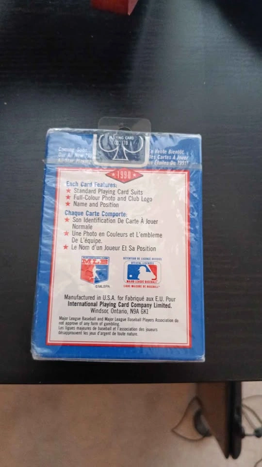Vintage 1990 Baseball Major League All-Stars Playing Cards Deck - photo 2