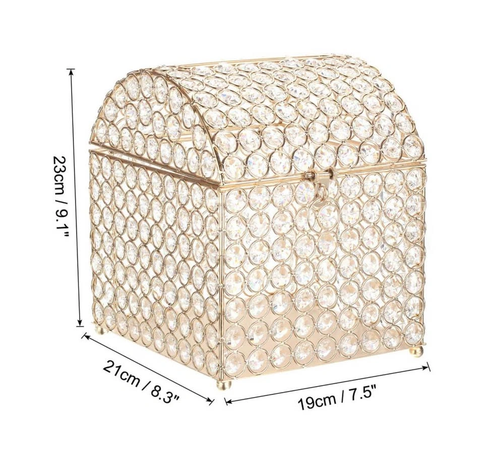 Crystal Card Box for Weddings, Showers, and Events - photo 3