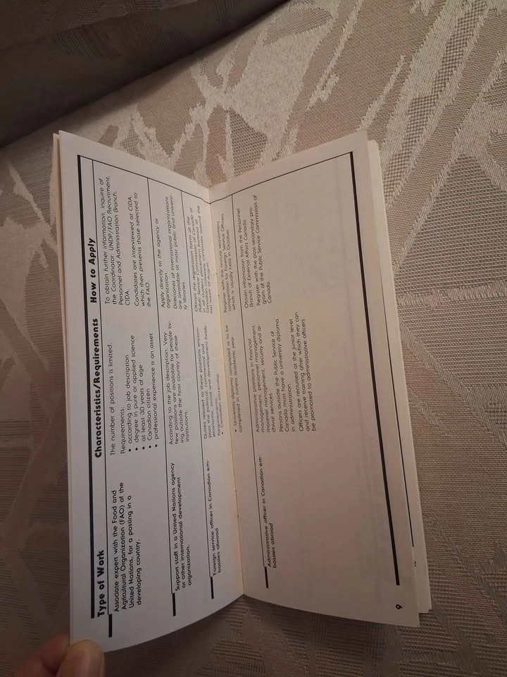 Vintage 1985 Canadian Government Signposts Ephemera Booklet - photo 3
