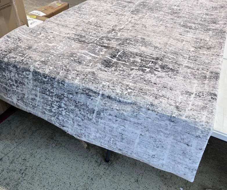 Kakania® Abstract Area Rug - Grey/White 10x12 - photo 2