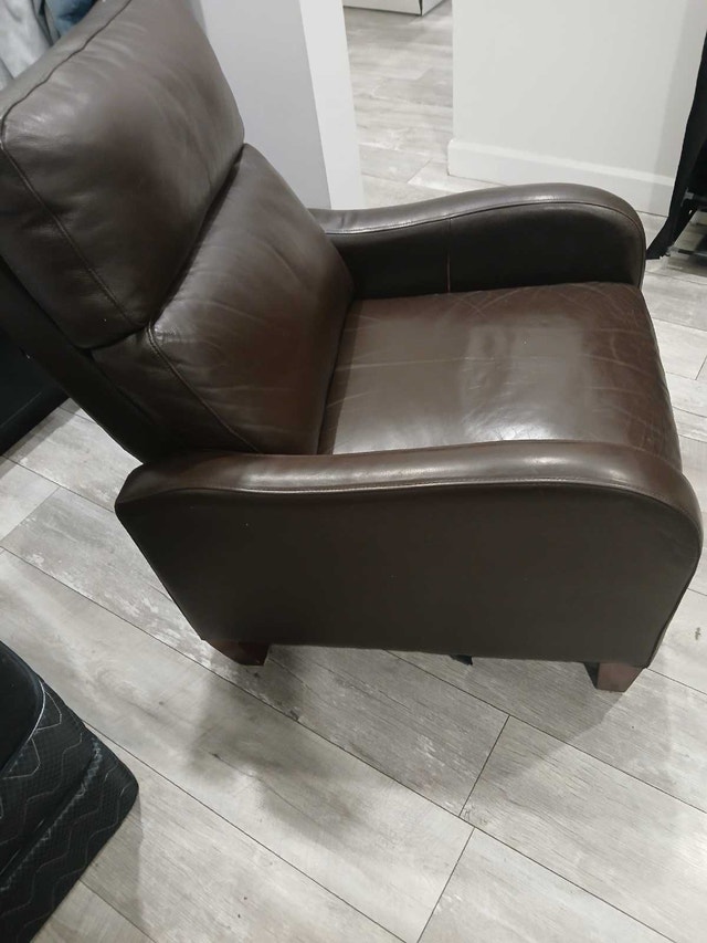 Leather Recliner Chair 30" wide