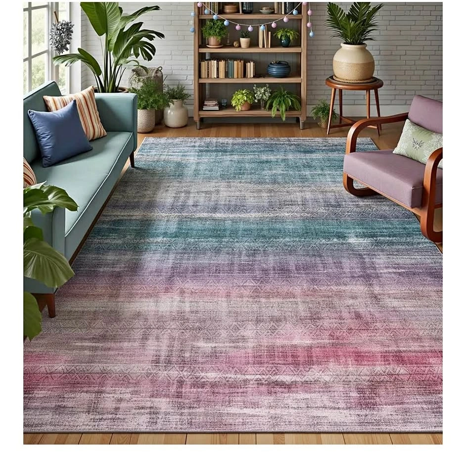 Kokia® Distressed Vintage Comfy Area Rug - 8’ x 10’
