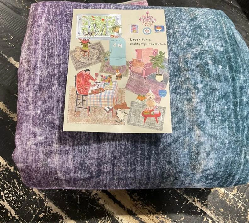 Kokia® Distressed Vintage Comfy Area Rug - 8’ x 10’ - photo 3