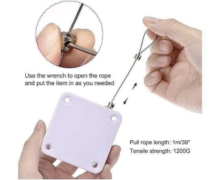 Automatic Door Closer: Self Close with Steel Wire String