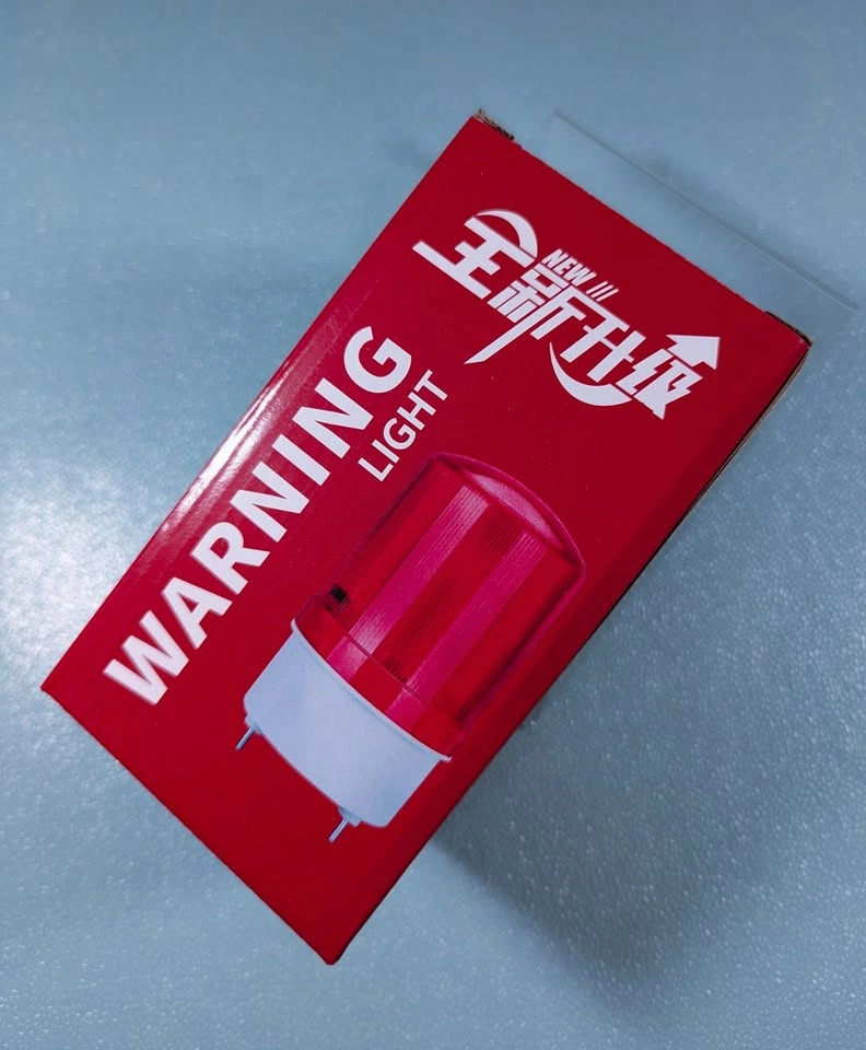 LED Flash Rotating Warning Lamp Buzzer 90dB DC 12V - photo 2