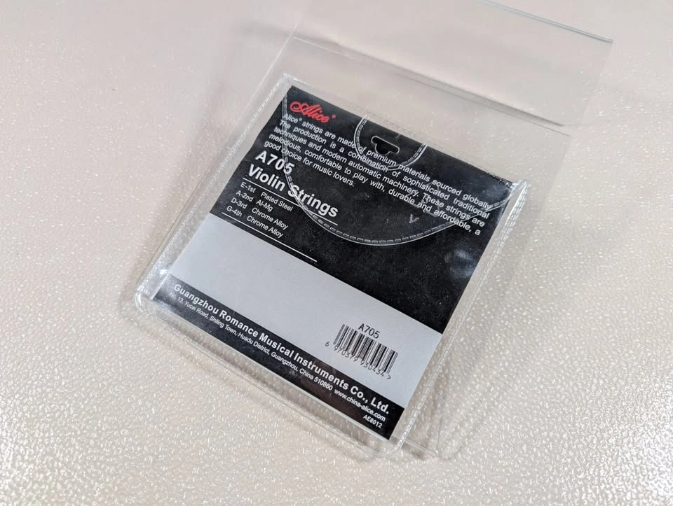 Brand New Alice A705 Violin Strings Set - photo 2