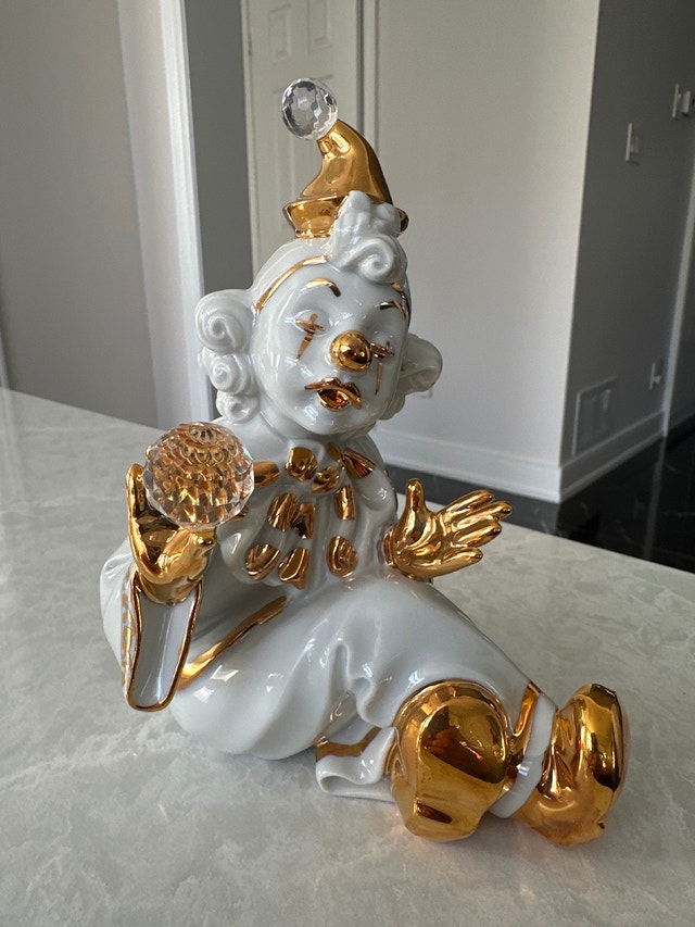 RG Porcellane (Collezione R.G.) Capodimonte Limoges clown figure - photo 2
