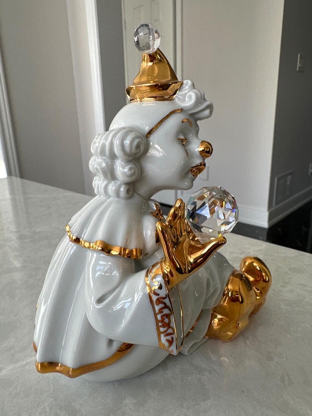 RG Porcellane (Collezione R.G.) Capodimonte Limoges clown figure - photo 3