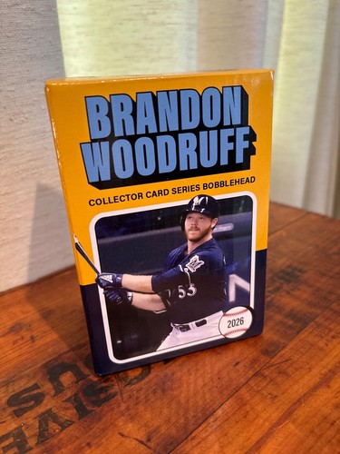 Brandon Woodruff - 2026 BobbleCard Bobblehead Milwaukee Brewers - photo 3