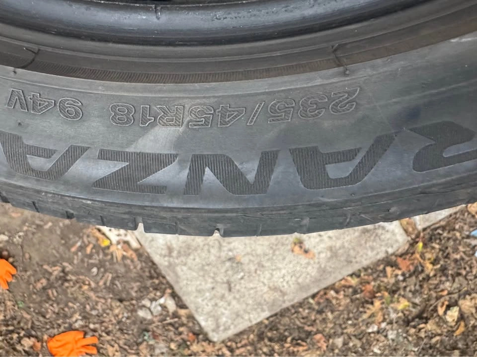 235/45R18 Bridgestone Tires - Set of 4 - photo 4