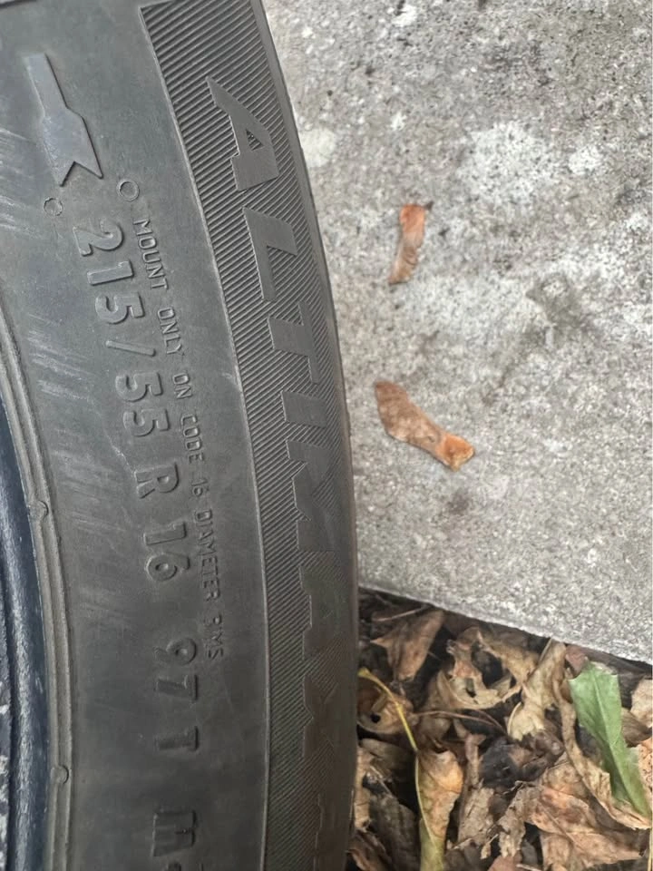 215/55R16 Winter Tires - Set of 2 Tires - photo 2