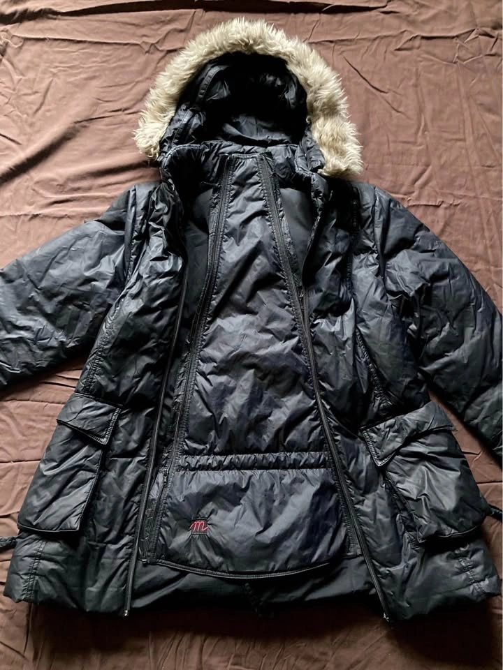 The “M” Maternity Coat - Real Down Winter Coat (XL) - 3-way - photo 4