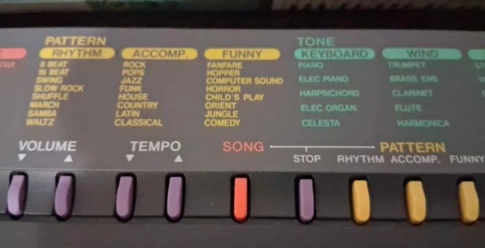 CASIO SA-5 Songbank mini electronic Keyboard image indicator(3)