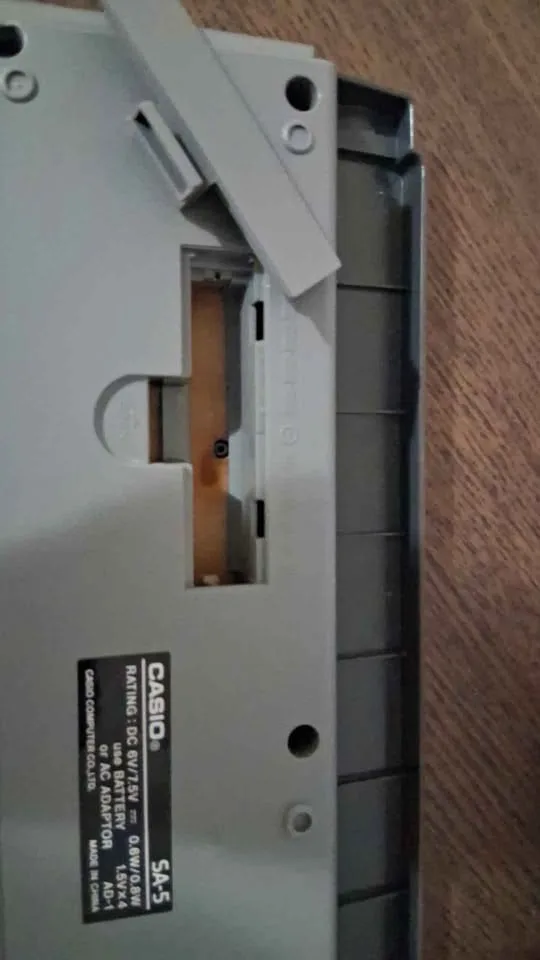 CASIO SA-5 Songbank mini electronic Keyboard image indicator(7)