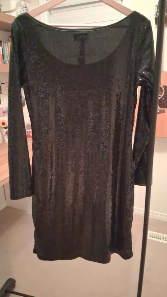 Angel Sanchez Coctel Dress size L & Skims Dress image indicator(5)