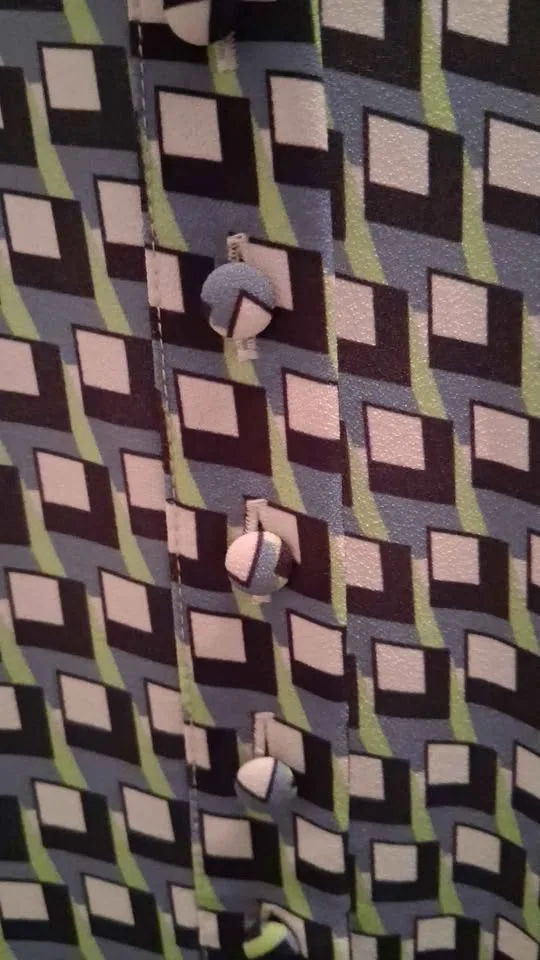 Geometry Dress- 70s style - Size M - Never Worn image indicator(2)