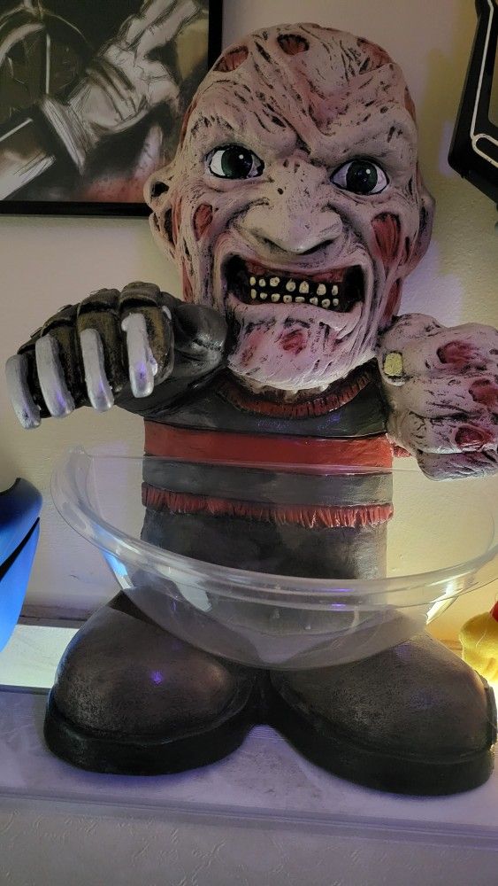 Freddy Krueger Candy Bowl and Holder