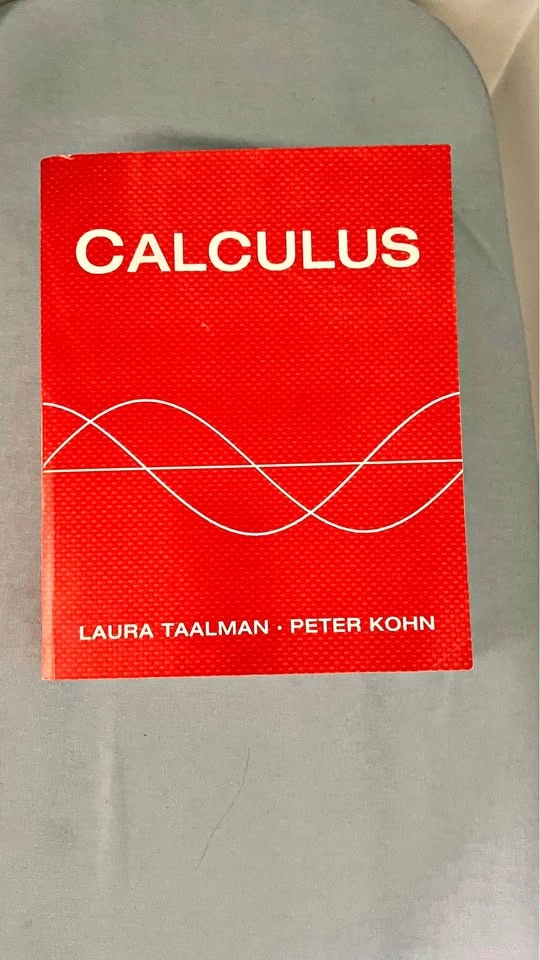 Calculus Laura Taalman Peter Kohn Textbook