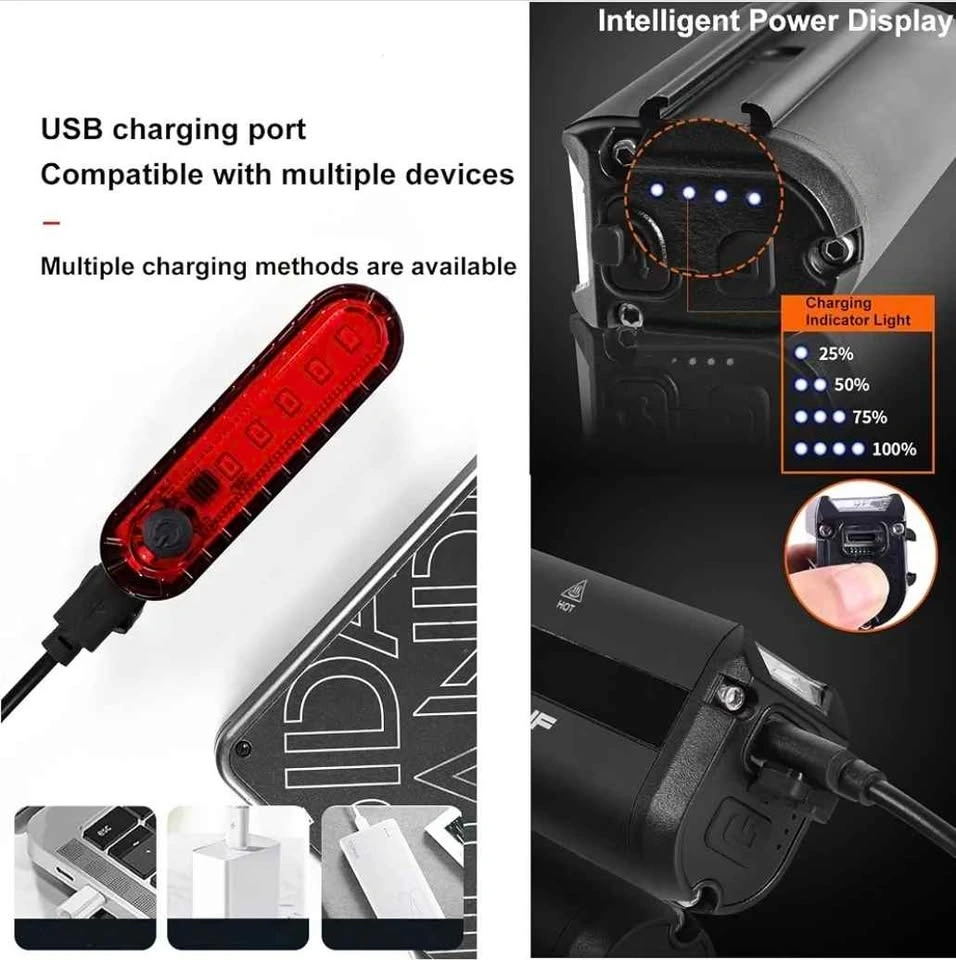 Bright Bike LED Light Set for Night Riding - photo 3