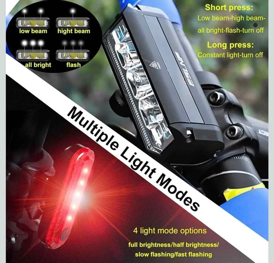 Bright Bike LED Light Set for Night Riding - photo 4