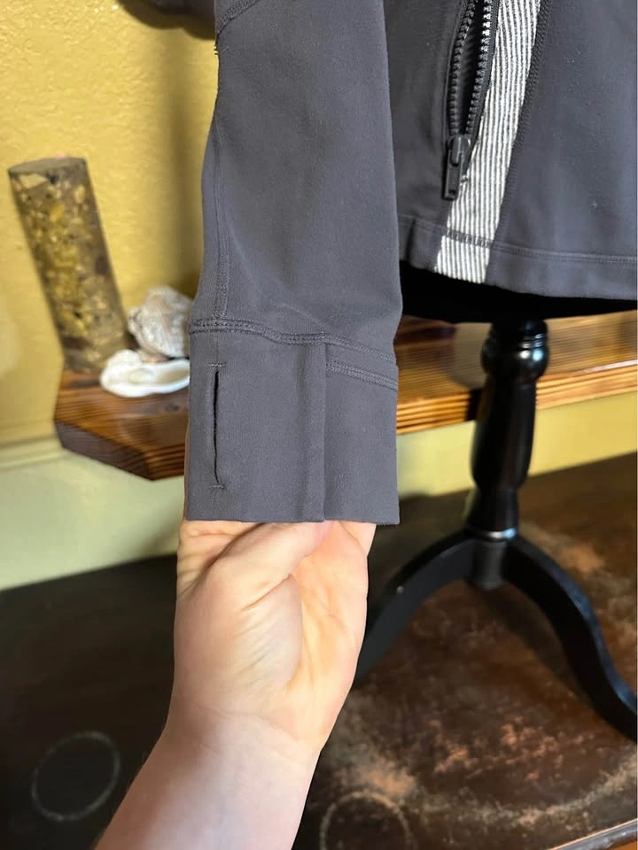 Lululemon Gray Zip Up Sweater Jacket - photo 3