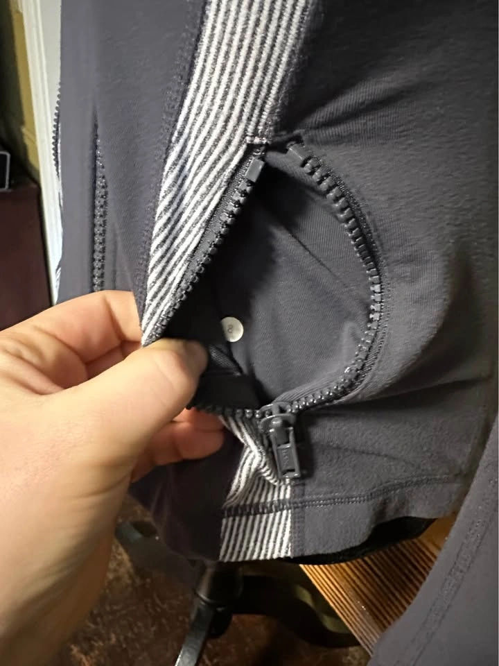 Lululemon Gray Zip Up Sweater Jacket - photo 5