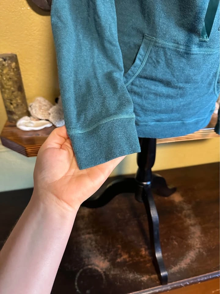 Lululemon Thin Teal Pull Over Hoodie Sweater - photo 4