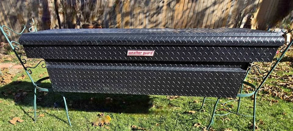 Used - 10 cuft Weatherguard saddle truck toolbox - 125 OBO