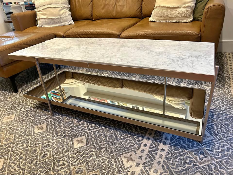 West Elm Avery Marble coffee table