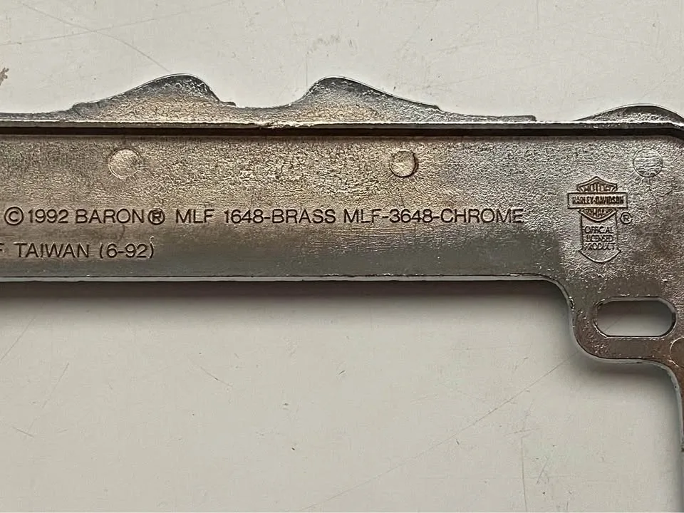 Harley Davidson license plate frame image indicator(6)