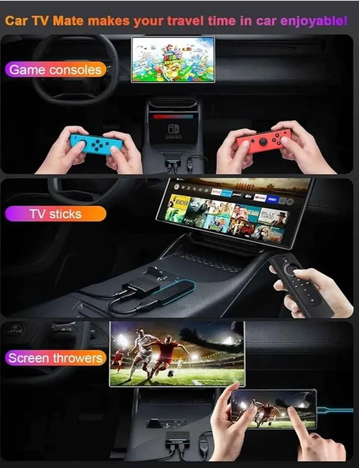 2025 Carplay Car TV Mate Wireless Adapter HDMI Port image indicator(2)