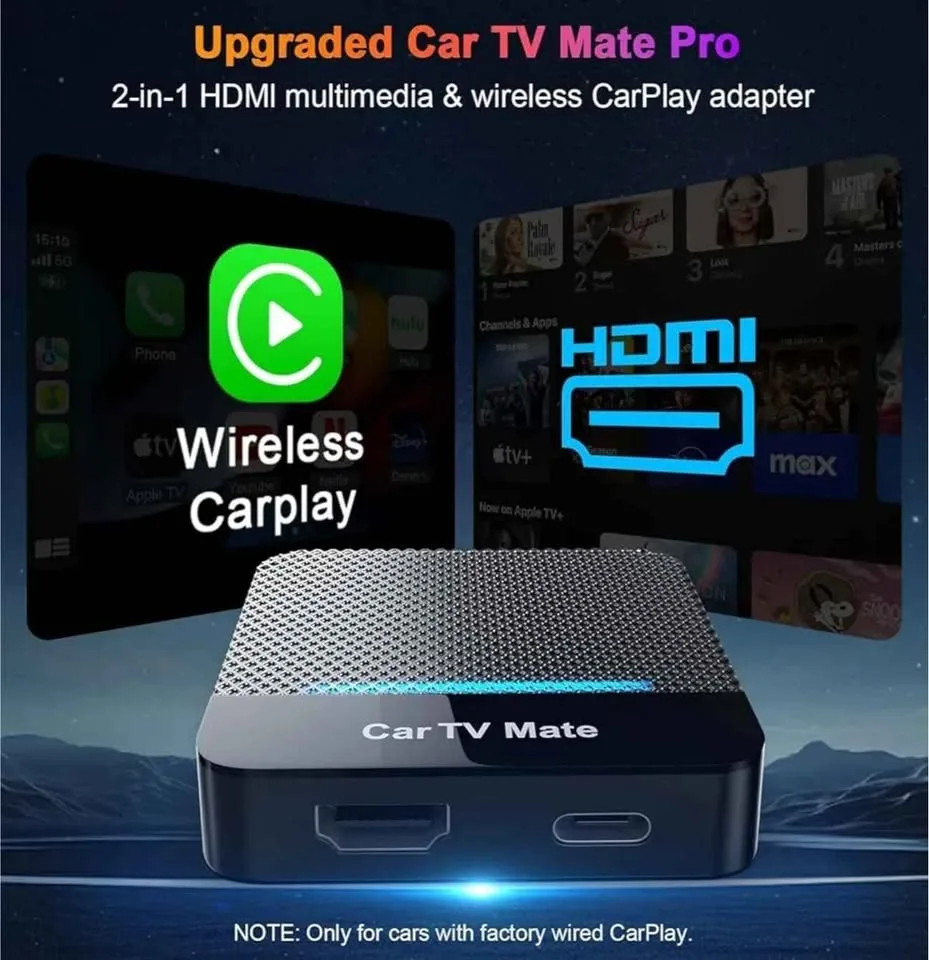 2025 Carplay Car TV Mate Wireless Adapter HDMI Port image indicator(5)