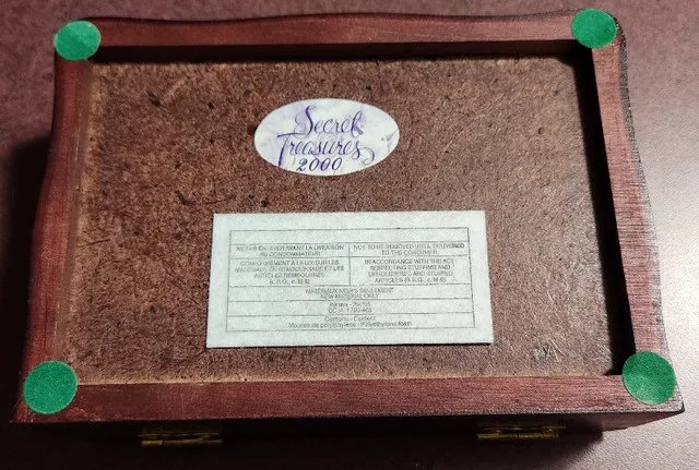 Small Wooden Decorative Jewellery Box (Vintage)♥️ image indicator(3)