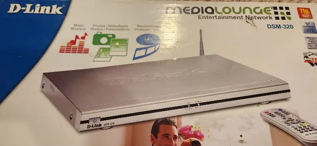 D-Link MediaLounge Entertainment Network (DSM-320)♥️ image indicator(3)