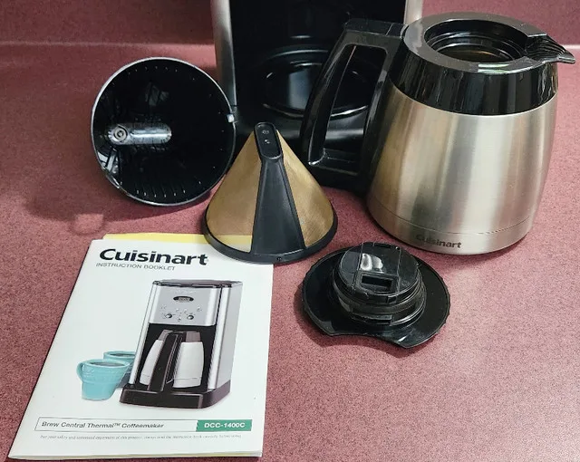 Cuisinart Brew Central Thermal 10 Cup Cofeemaker DCC-1400C♥️ image indicator(8)